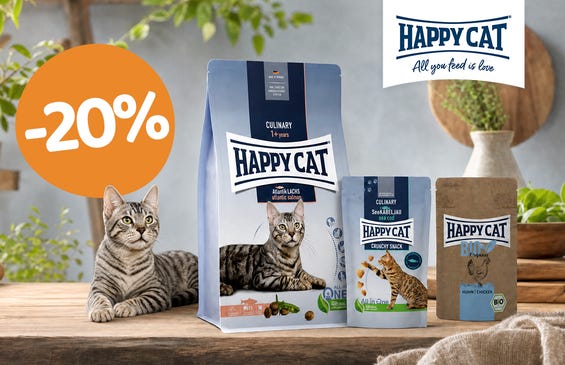 20% kedvezmény a Happy Cat termékeire!