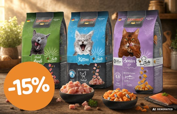-15% sul cibo secco di Leonardo!