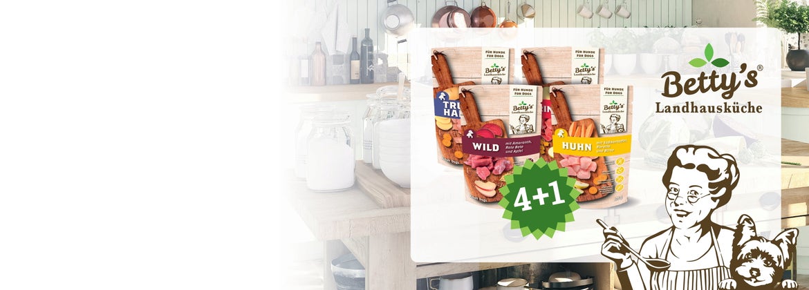 Betty's Landhausküche vrečke: 4+1 brezplačno