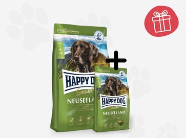 Jetzt 1 kg Happy Dog gratis sichern!