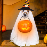 Hátborzongató kutyajátékok Halloweenre