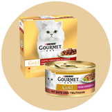 Gold - Feinschmeckermenüs für Katzen von Gourmet