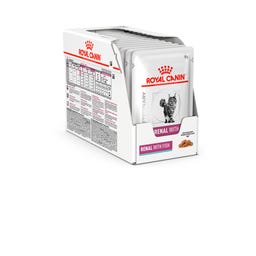 RENAL FISCH Feine Stückchen in Soße, 12 x 85 g - 1.020 g