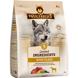 Hundetrockenfutter Limited Ingredients Wide Plain Pferdefleisch & Süßkartoffeln