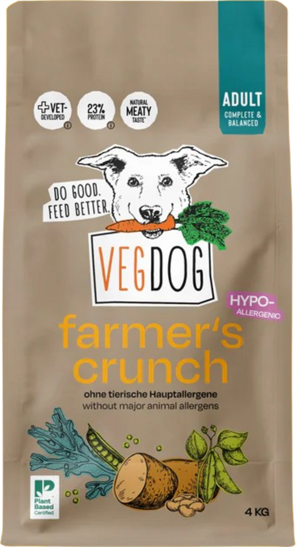 VEGDOG Farmer's Crunch - 4 kg
