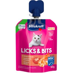 Vitakraft Katzensnack Licks & Bits Shrimp & Tomate