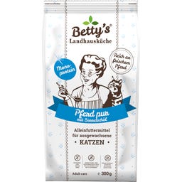 Betty's Landhausküche Katze Trockenfutter Pferd pur - 300 g
