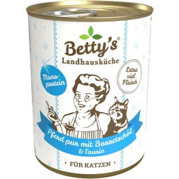 Betty's Landhausküche Katze Pferd pur mit Borretschöl - 200 g