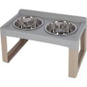 Kerbl Futterbar Lifter grau/taupe - 2 x 1000 ml