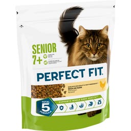 Katzen Trockenfutter Senior 7+ Reich an Huhn