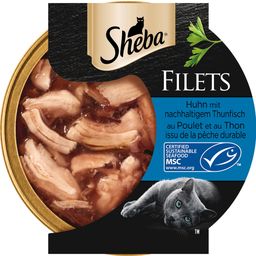 Sheba Filets Huhn mit nachhaltigem Thunfisch - 60 g