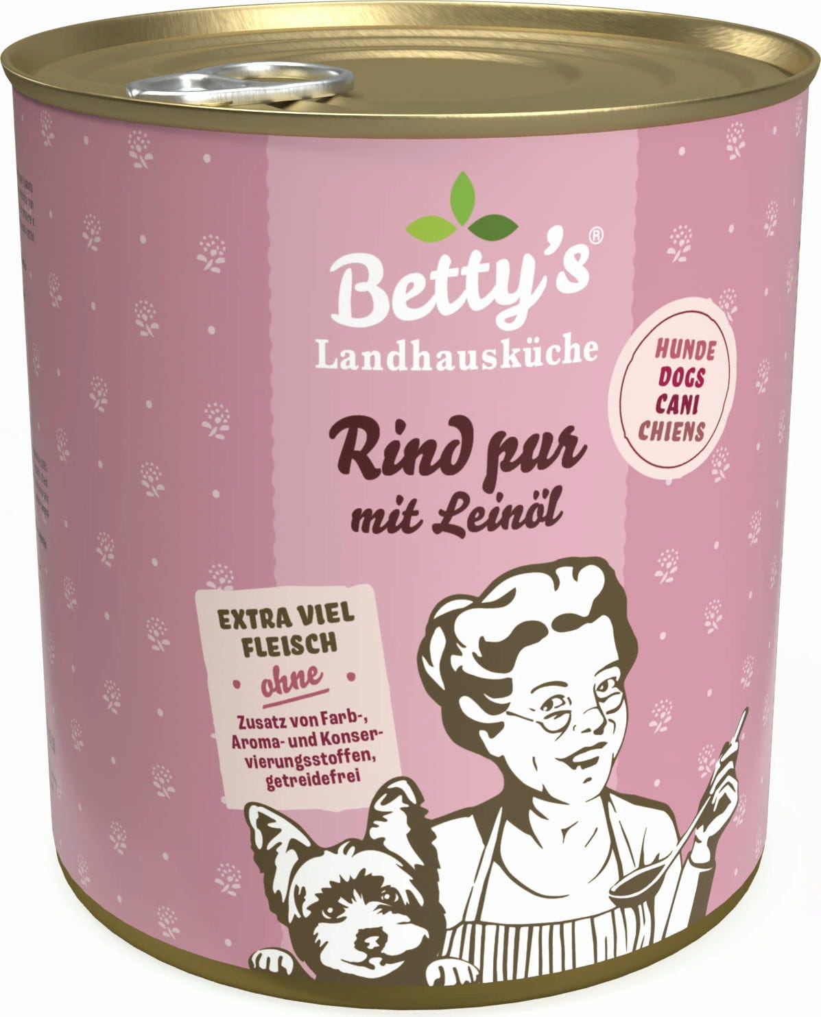 Betty's Landhausküche Rind pur mit Leinöl - 800 g