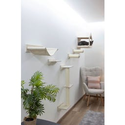 Kletterwand Monte Falco für Katzen beige, 6-teilig - 1 Stk