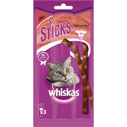Whiskas Sticks - Reich an Rind - 18 g
