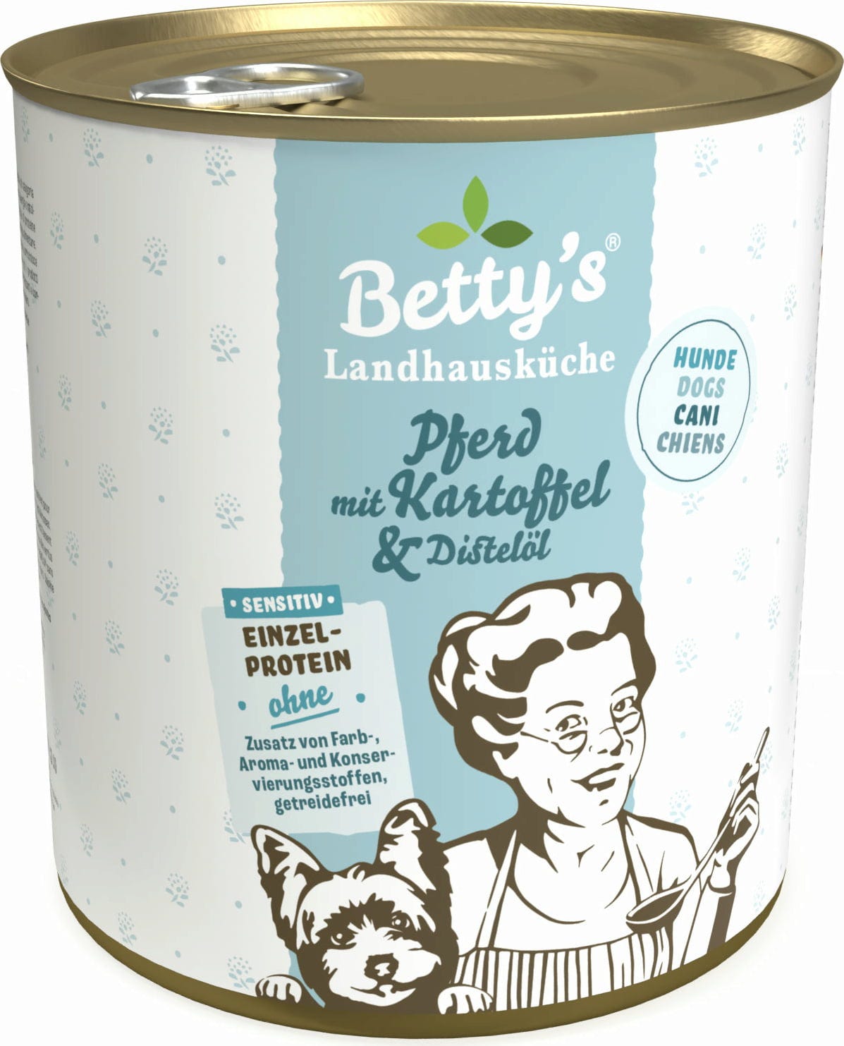 Betty's Landhausküche Pferd mit Kartoffel & Distelöl - 800 g