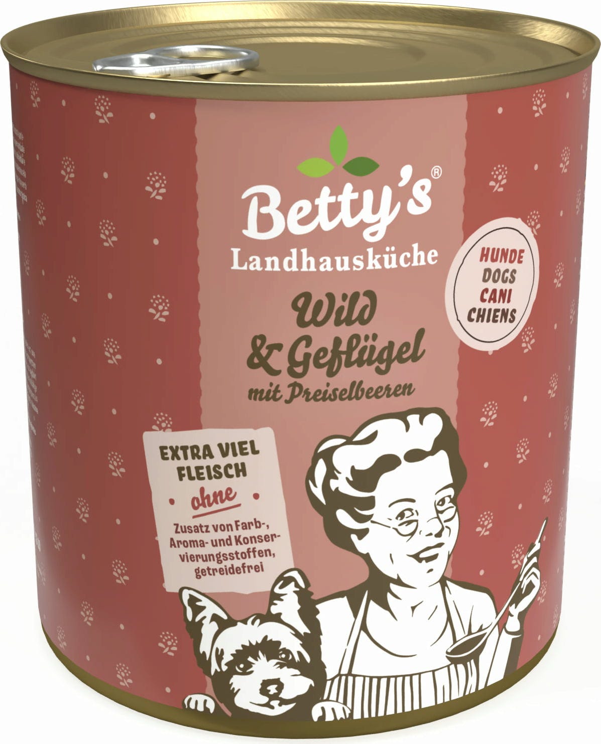 Betty's Landhausküche Wild & Geflügel mit Preiselbeeren - 800 g
