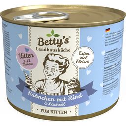 Betty's Landhausküche Kitten macskatáp - Csirke és marha - 200 g