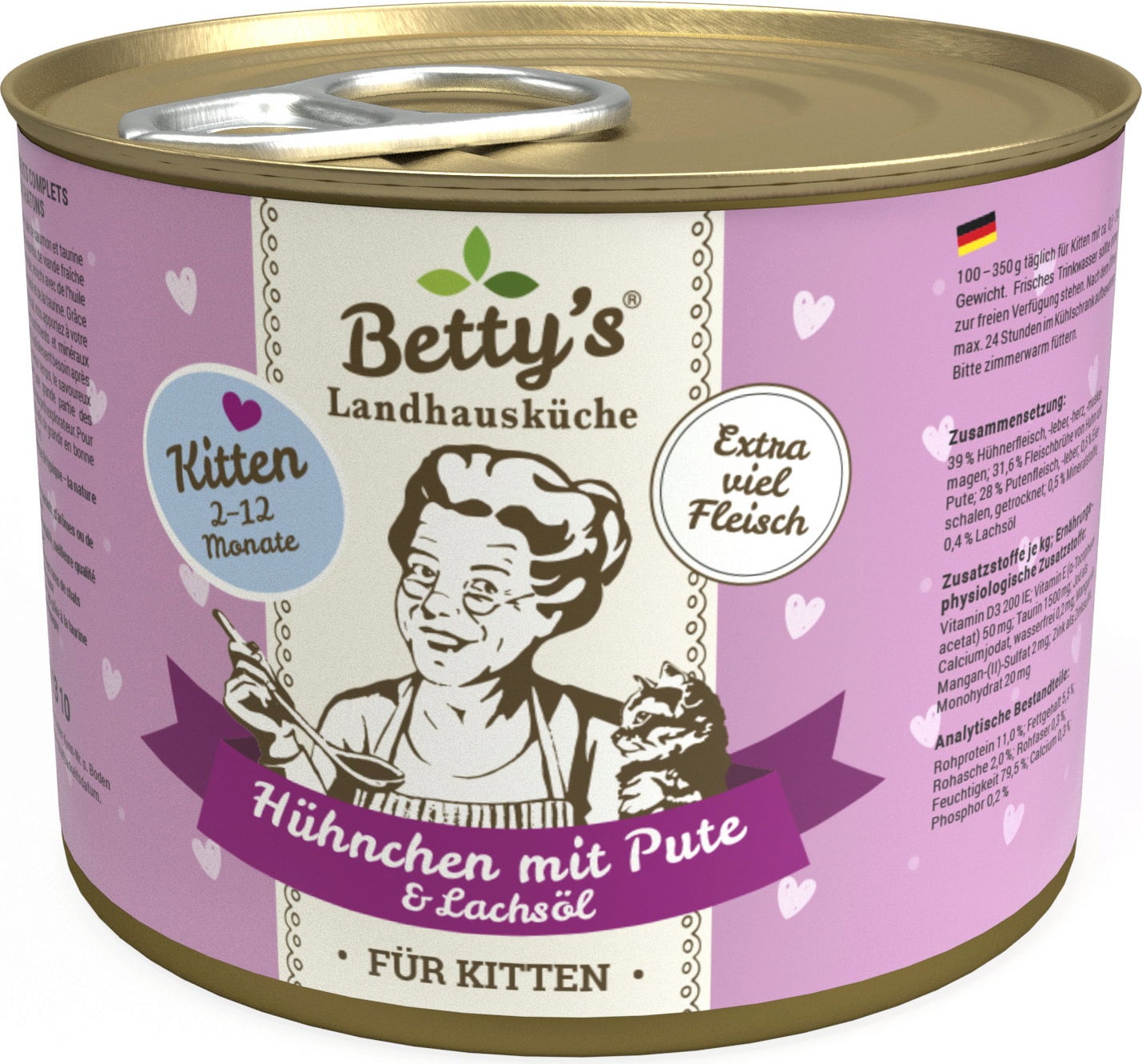 Betty's Landhausküche Kitten Huhn & Pute