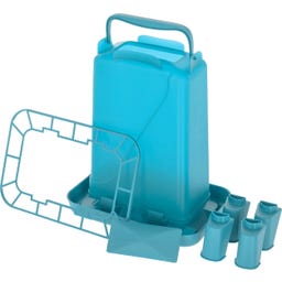 Kerbl Futterautomat für Geflügel blau - 3,5 l