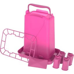 Kerbl Futterautomat für Geflügel pink - 3,5 l