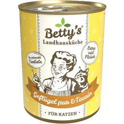 Betty's Landhausküche Macskatáp - Baromfi pur - 400 g