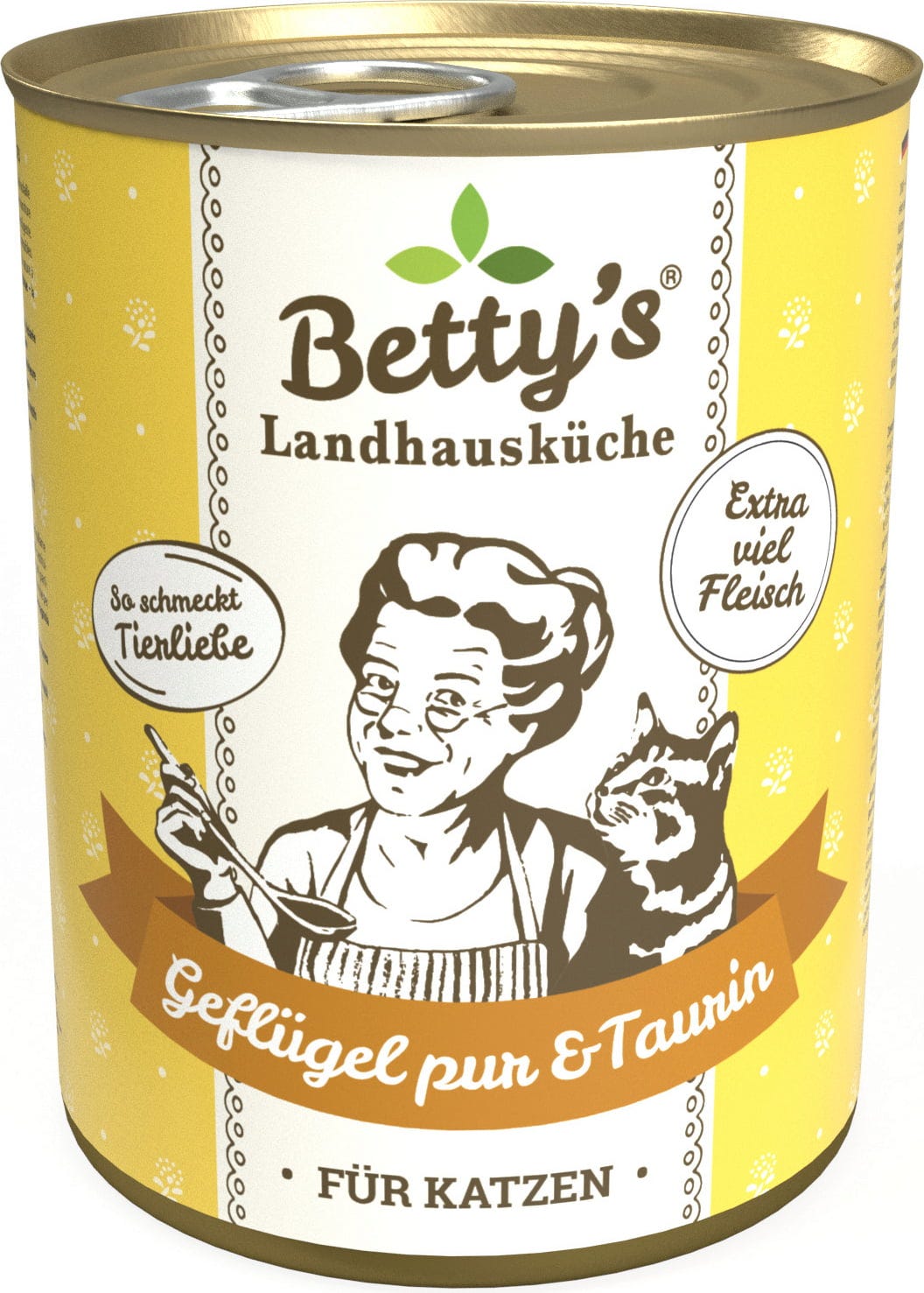 Betty's Landhausküche Katze Nassfutter Geflügel PUR - 400 g