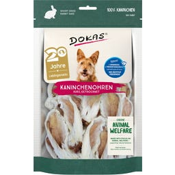 Dokas Rabbit ears with fur short - 100 g