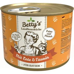 Betty's Landhausküche Macskatáp - Kacsa - 200 g