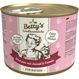 Betty's Landhausküche Macskatáp - Marha pur lenolajjal