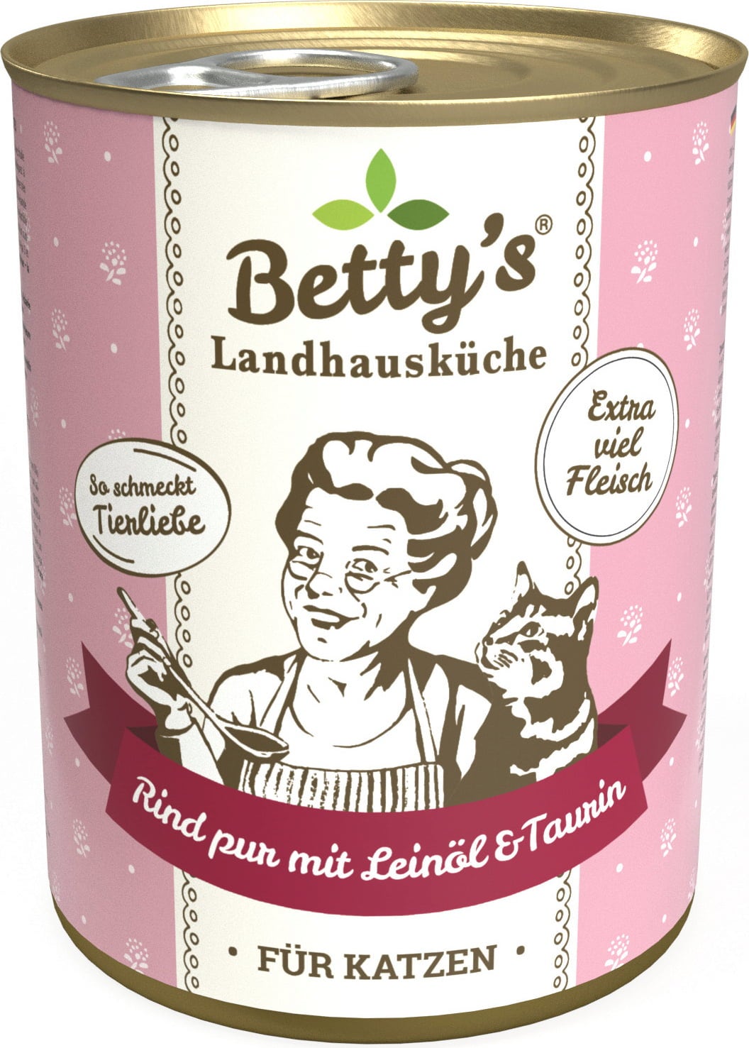 Betty's Landhausküche Rind pur mit Leinöl - 400 g