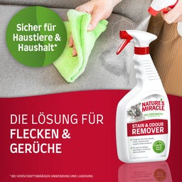 Nature’s Miracle Flecken- & Geruchsentferner Katze Zitrus - 709 ml