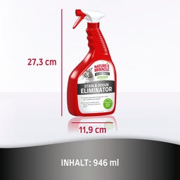 Nature’s Miracle Flecken- & Geruchsentferner Katze - 946 ml