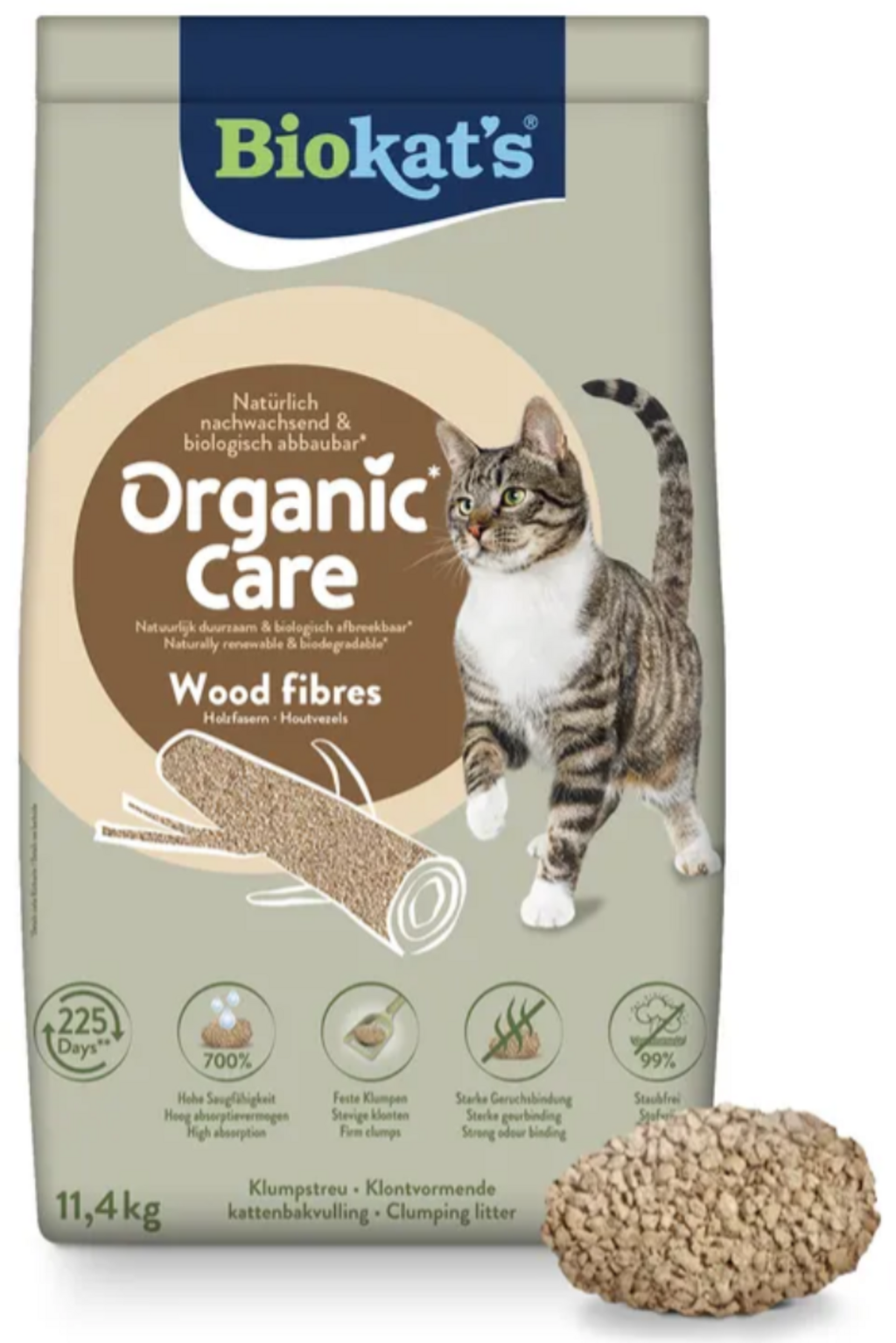Biokat's Katzenstreu Natural Care - 11,40 kg