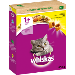 Whiskas Suha hrana 1+, piščanec - 950 g