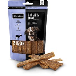 Chewies Fleischstreifen Soft Ziege - 150 g
