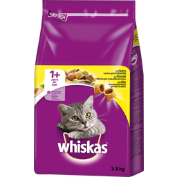 Whiskas Trocken mit Huhn 1+ - 3,80 kg