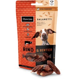 Chewies SALAMETTI Rind & Rentier - 60 g