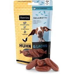 Chewies SALAMETTI Huhn & Lachs - 60 g