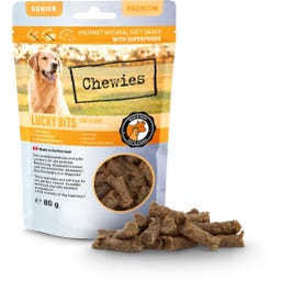 Chewies LUCKY BITS Rind & Huhn Senior - 80 g