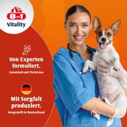 8in1 Kalziumtabletten für alle Hunde - 155 Tabletten