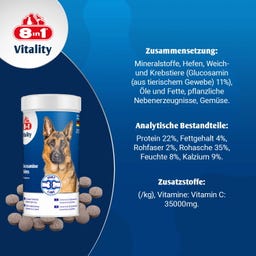 Glucosamin für ausgewachsene und ältere Hunde - 55 Tabletten
