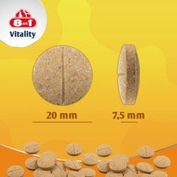 Multivitamintabletten für ausgewachsene Hunde - 70 Tabletten