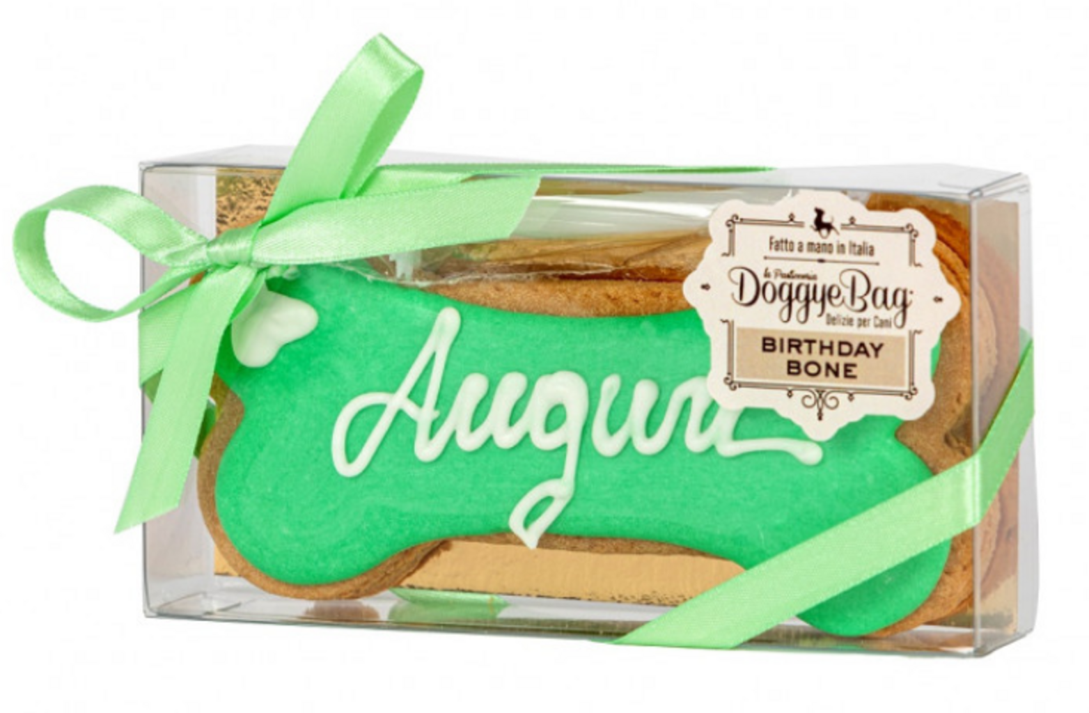DoggyeBag Birthday Bone - Green
