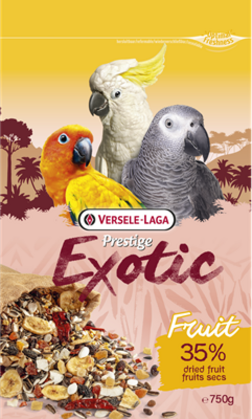 Versele Laga Premium Papageien Exotic Fruit - 750 g