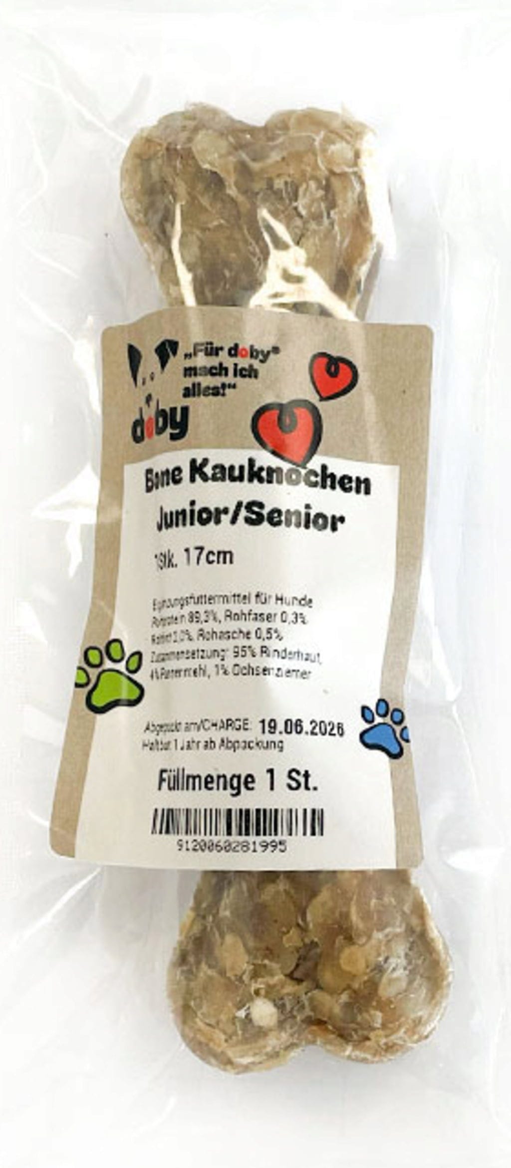 Doby Kauknochen Junior/Senior - 17 cm