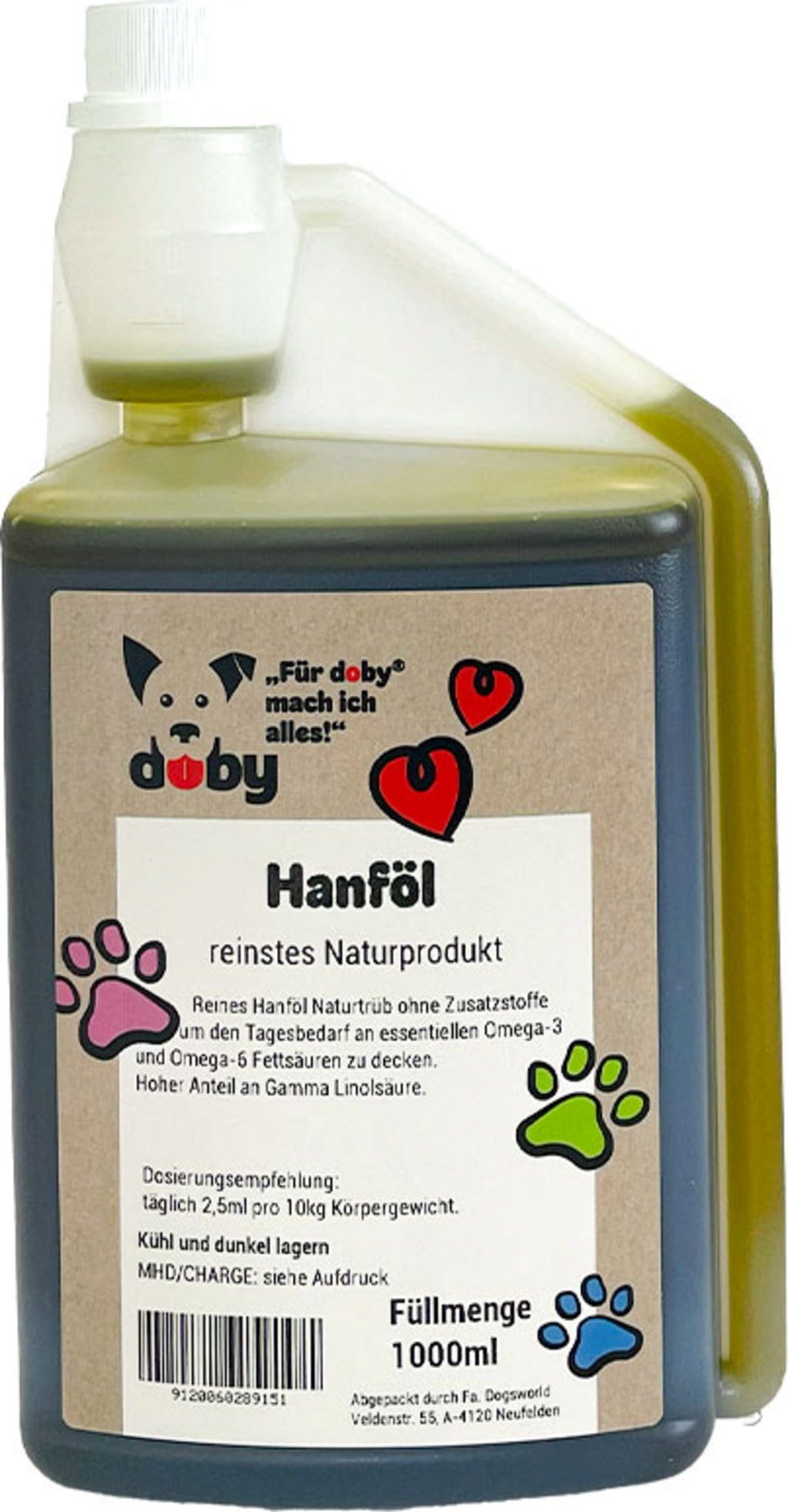 Doby Hanföl - 1 Liter