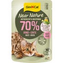 GimCat Near Nature - nötkött & anka