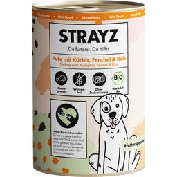 Strayz Hunde-Nassfutter - Pute mit Kürbis, Fenchel & Reis