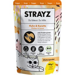 Strayz Katzen-Snack - Huhn & Karotte Suppe