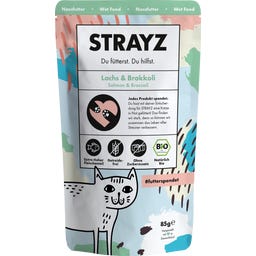 Strayz Katzen-Nassfutter Lachs & Brokkoli - 85 g